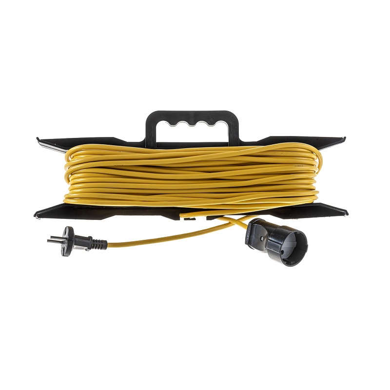 Удлинитель силовой на рамке 481S-5103, 1 гнездо, ПВС, 1300 Вт, б/з, 30 м