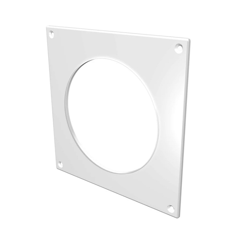 Пластина настенная для круглого канала Era 10НКП, 150х150 мм, d=100 мм