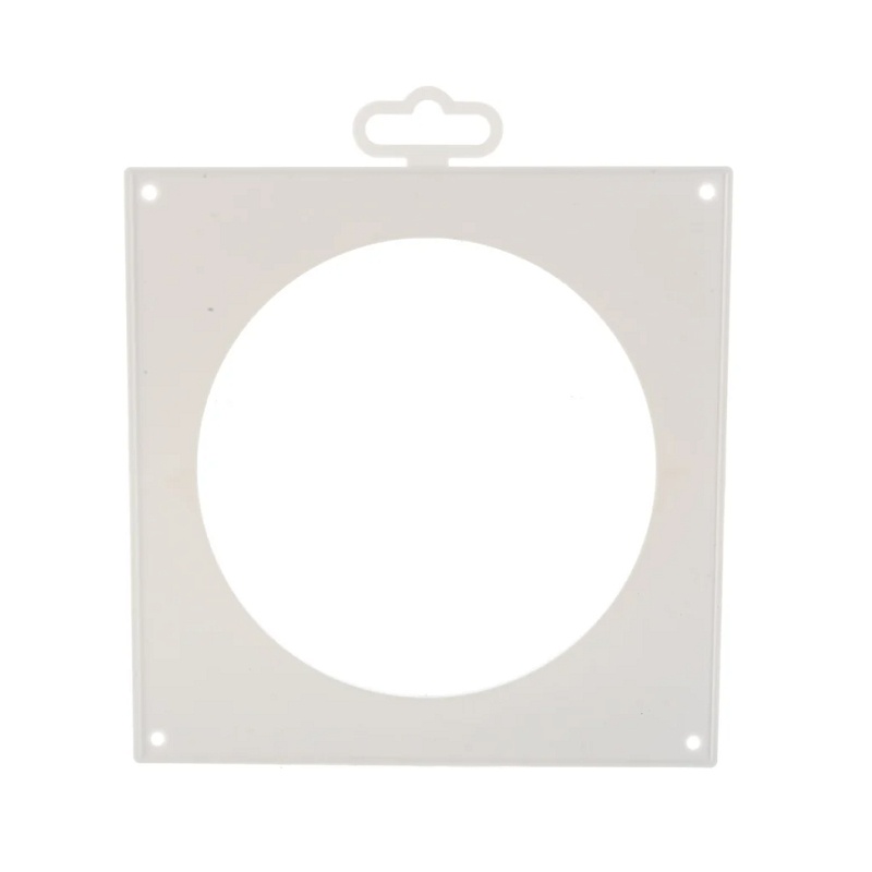 Пластина настенная для круглого канала Era 12,5НКП, 170х170 мм, d=125 мм