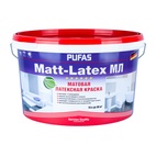 Краска моющаяся латексная Pufas Matt-Latex основа D матовая (10 л)