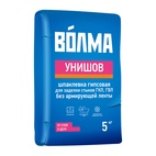 Шпаклевка гипсовая Волма Унишов для заделки стыков, ГКЛ, ГВЛ, 5 кг