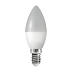 Лампа светодиодная LED E14, свеча, 6Вт, 2700К, теплый свет