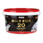 Краска акрилатная Pufas Gold Star 20 основа А полуматовая (9 л)
