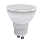 Лампа светодиодная LED GU10, 7Вт, 3000К, теплый белый свет