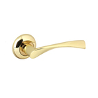Ручка дверная, раздельная H-0823-A-Twist золото
