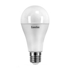 Лампа светодиодная Camelion LED E27, груша, 15Вт, 230В, 3000К, теплый свет