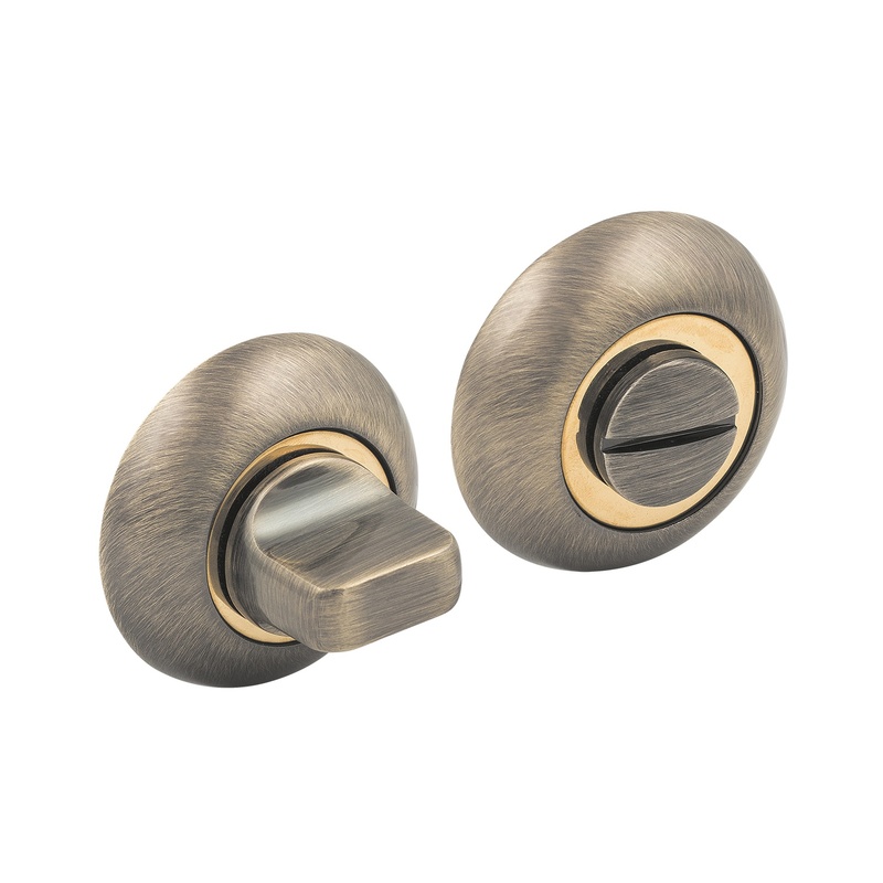 Завертка WC дверная для финского замка SCHLOSS 82011 бронза 50 мм (5/100)