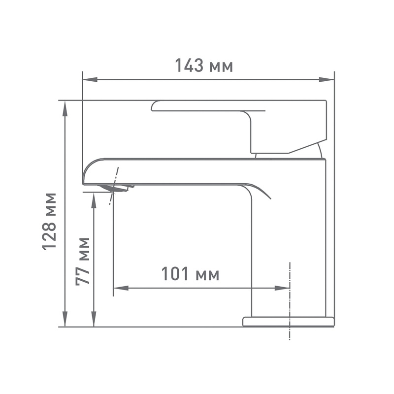 Смеситель для раковины Mix&Fix Sigma 3403