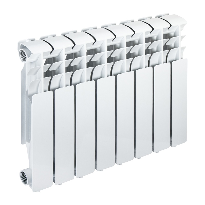 Радиатор алюминиевый Klip 3308, 350х80 мм, 8 секций