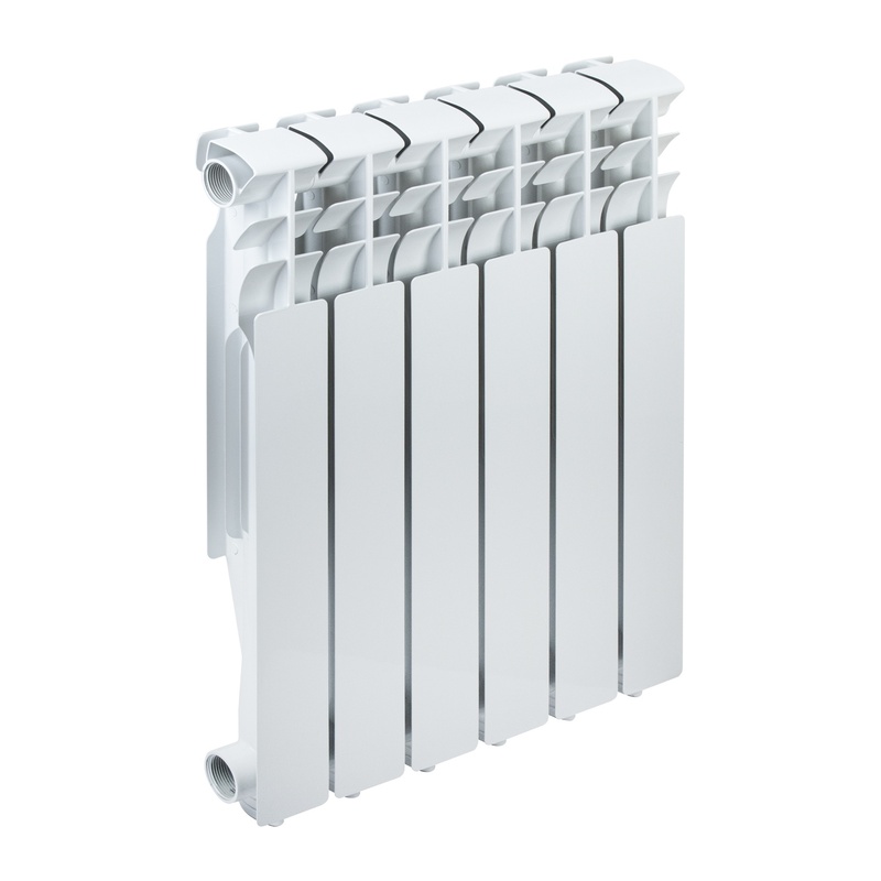 Радиатор алюминиевый Klip 3506, 500х80 мм, 6 секций