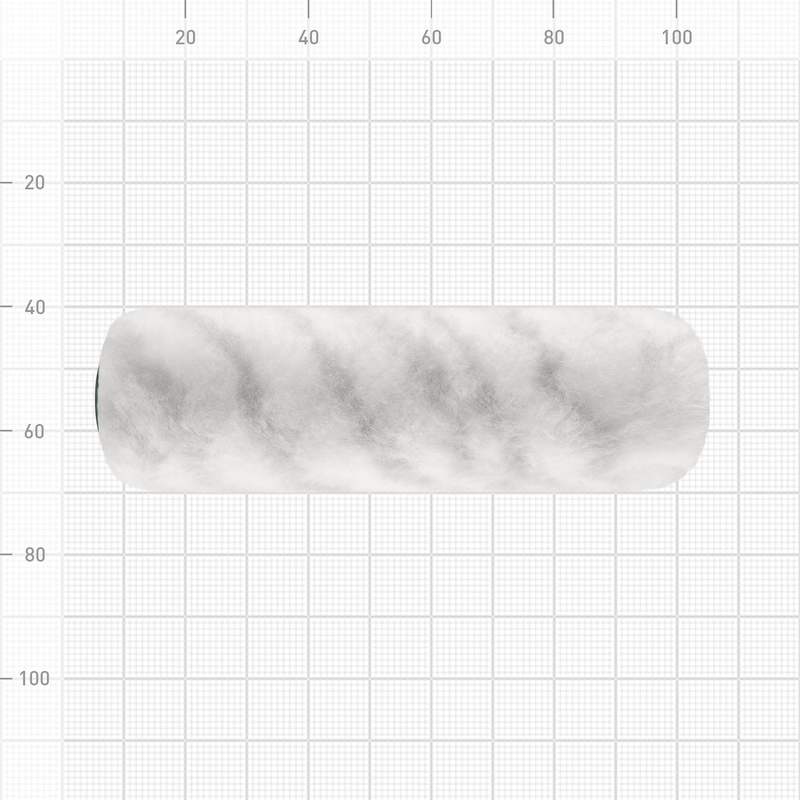 Мини-валик Варяг 31873 полиакрил, ворс 12 мм, 100 мм (уп. 2 шт.)