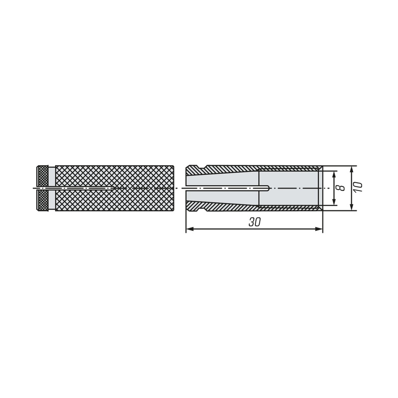 Анкер забивной латунный SWFS М8 (100 шт)