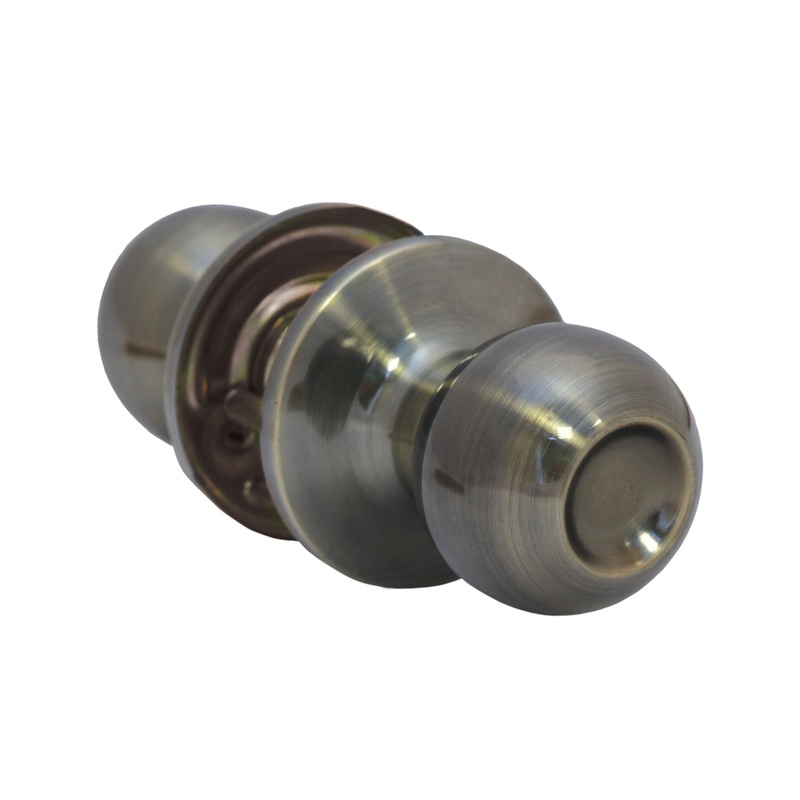 Защелка дверная SCHLOSS 42034 KL-01 с ручкой шар бронза (30)