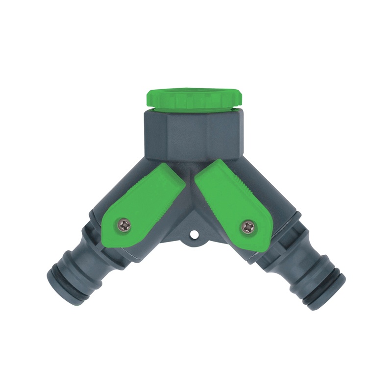 Распределитель двухканальный Farina 93474, 3/4" (120)