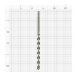 Бур Trigger Quadro 78494 SDS+ 12х200/260 мм