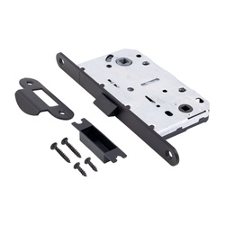 Защелка дверная Code Deco 5300-P-WC-BLM, под WC завертку, черный