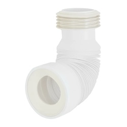 Труба для унитаза гофрированная Orio С-990P, d=110мм, L=220-520мм