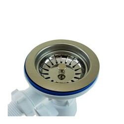 Сифон бутылочный Orio А-5007, 3 1/2"х40мм, решетка d=114мм, перелив