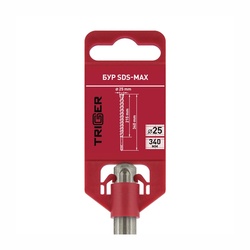 Бур Trigger 88009 SDS-Max (двойная спираль, 4 резца), 25х215/340 мм