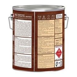 Антисептик Текс Bioteks состав 2в1 палисандр (2,7 л)