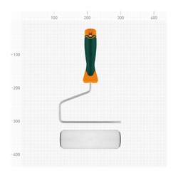 Валик Варяг 32851 войлочный, ворс 5 мм с бюгелем, 180 мм