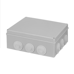 Коробка разветвительная о/у, 240х195х90 мм, IP55, серая