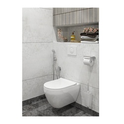 Унитаз подвесной Gesso Деймос, безободковый, 510х355х350 мм