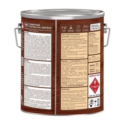 Антисептик Текс Bioteks состав 2в1 бесцветный (2,7 л)