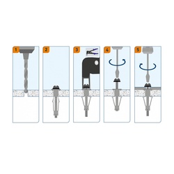 Анкер SORMAT MOLA 4/13 для тонких листов, металл (5 шт)