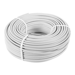 Провод ПВС 5х1,5 мм², белый (бухта-100 п.м.) ГОСТ 7399-97