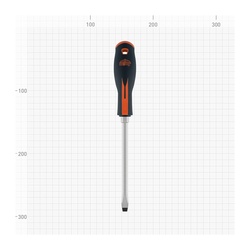 Отвертка Варяг 86037 шестигранный стержень SL 8х150 мм