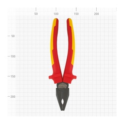 Плоскогубцы Варяг 87023 диэлектрические 1000В, 200 мм
