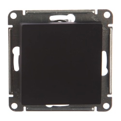 Переключатель с/у Atlasdesign ATN001061, 1 клавиша, б/инд, карбон