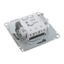 Переключатель с/у Atlasdesign ATN001065, 2 клавиши, б/инд, карбон