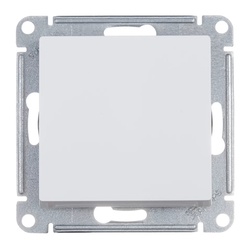 Переключатель с/у Atlasdesign ATN000171, 1 клавиша, б/инд, белый