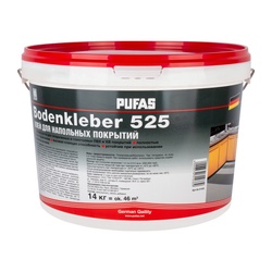 Клей для напольных покрытий Pufas Bodenkleber 525 (14 кг)