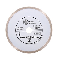 Диск алмазный сплошной для эл.плиткореза 230х25,4х2,3 мм