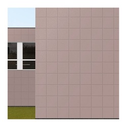 Керамогранит УГ UF009, матовый, розовый, 600х600х10 мм