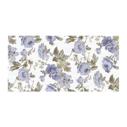Плитка настенная Axima Гобелен Цветы, синяя, 500х250х8 мм
