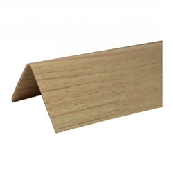 Угол отделочный из ПВХ ldeal, дуб светлый, 2700х25х25 мм