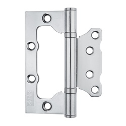 Петля накладная "бабочка" SCHLOSS 04013 д/двер без притвора 100x75x2.5 мм, хром (10/50)