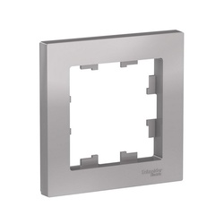 Рамка 1-постовая Atlasdesign ATN000301, алюминий