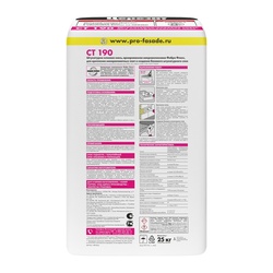 Смесь штукатурно-клеевая Церезит СТ 190 для минераловатных плит, 25 кг