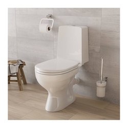 Унитаз-компакт Gesso Home de luxe W102, косой выпуск, 620х350х790 мм