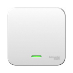 Выключатель о/у Blanca BLNVA101111, 1 клавиша, с/инд, белый