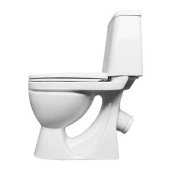 Унитаз-компакт Sanita Идеал комфорт, косой выпуск, 610x335x775 мм