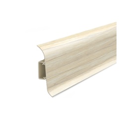 Плинтус Ideal Классик, с кабель-каналом, клен вермонт, 55 мм (2,2 м)
