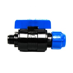 Кран шаровый Spektr компрессионный, комбинированный PN16 НР 25х3/4"